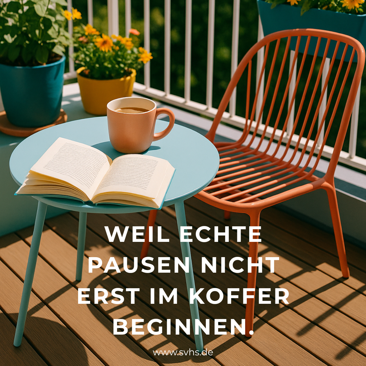 Pausen im Alltag nicht nur im Urlaub