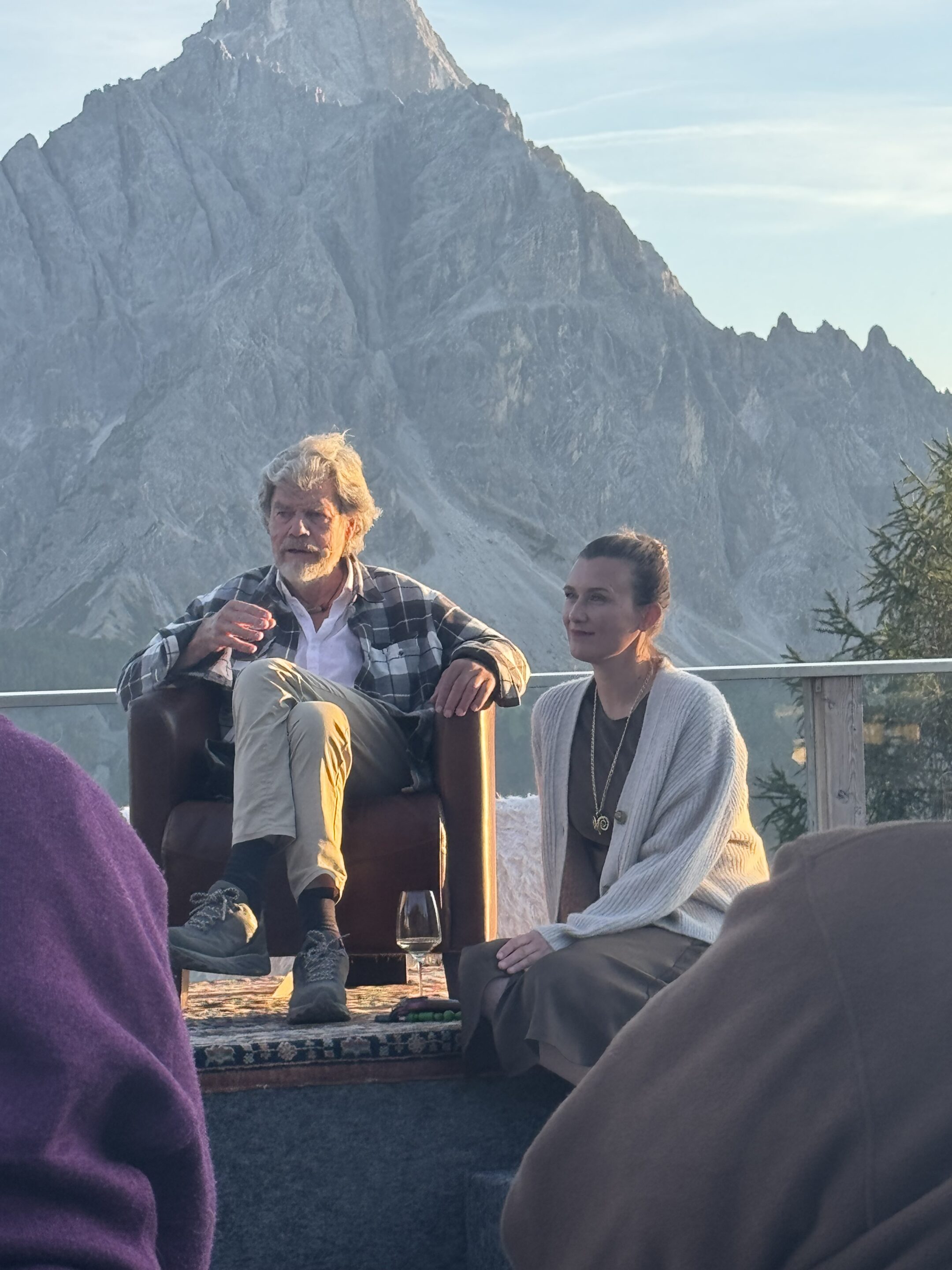 Reinhold und Diane Messner Reinhold und Diane Messner