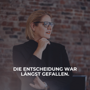 Verantwortung und schmerhafte Entscheidungen